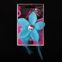Monster High заколка-цветок голубой 1 шт