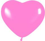 Шар Сердце 12" Пастель розовое 100 шт (Se)