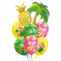 Букет Гавайская вечеринка Пальма и ананас 7 шт