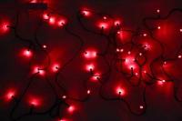 Гирлянда 5,2 м нить черная LED50-220V 8 р красный 1 шт