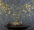 Гирлянда Бахрома 3*0,5 м теп.белый LED80-220V 1 шт