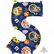 Шар Цифра 5 Щенячий Патруль (66 см)