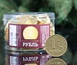 Шоколадная монета 1 рубль 6 г 1 шт