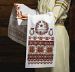 М Рушник орнамент Короны 150*36 см 1 шт