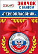 Серия 53.61.312 значок с бантом