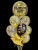 Букет Выпускник Black&Gold 11 шт