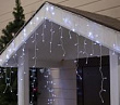 Гирлянда Бахрома улич.УМС 3*0.6 м нить прозр LED-160-220V, белый 1 шт