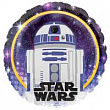 Шар Круг фольга 18" Звездные войны Дроид R2-D2 (AN) 