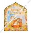 Магнит Пасхальный дерево Куличи и цветы 7*5,5 см