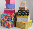 Коробка Поздравления №4 рис микс 16*16*9 см 1 шт
