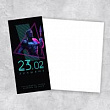 Открытка двойная 23 февраля Евро 1 шт