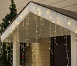 Гирлянда Бахрома улич.УМС 3*0,6 м, LED-160-220V теп белый 1 шт