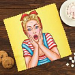 Полотенце Яркая 30*30 см 1 шт